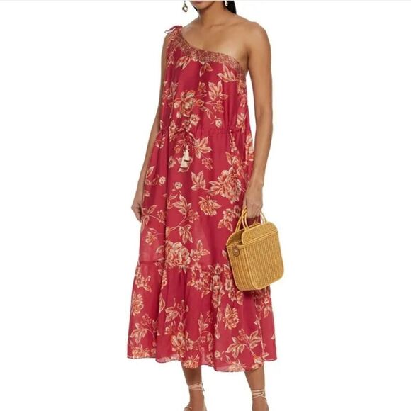 Jets Australia One Shoulder Floral Maxi Dress S - Picture 1 of 11
